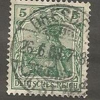 Briefmarke Deutsches Reich 1905 - 5 Pfennig - Michel Nr. 85 I