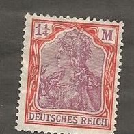 Briefmarke Deutsches Reich 1920 - 1 1/4 Mark - Michel Nr. 151 - ungestempelt