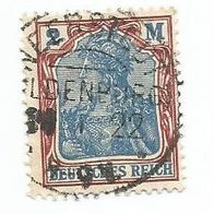Briefmarke Deutsches Reich 1920 - 2 Mark - Michel Nr. 152