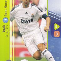 Real Madrid Panini Trading Card Champions League 2008 Raul Nr.157
