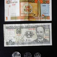 Münzen und Banknoten Kuba, zirkuliert