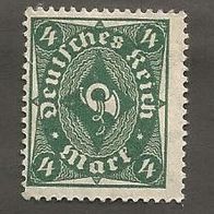 Briefmarke Deutsches Reich 1921 - 4 Mark - Michel Nr. 173 - ungestempelt
