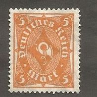 Briefmarke Deutsches Reich 1921 - 5 Mark - Michel Nr. 174 - ungestempelt