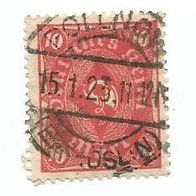 Briefmarke Deutsches Reich 1922 - 10 Mark - Michel Nr. 206