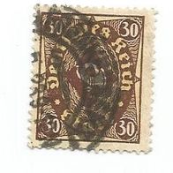 Briefmarke Deutsches Reich 1922 - 30 Mark - Michel Nr. 208 W