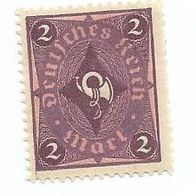 Briefmarke Deutsches Reich 1922 - 2 Mark - Michel Nr. 224 - ungestempelt