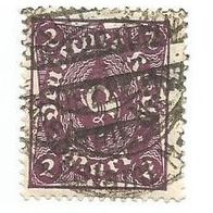 Briefmarke Deutsches Reich 1922 - 2 Mark - Michel Nr. 224
