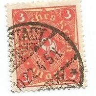 Briefmarke Deutsches Reich 1922 - 3 Mark - Michel Nr. 225