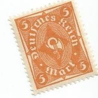 Briefmarke Deutsches Reich 1922 - 5 Mark - Michel Nr. 227 - ungestempelt