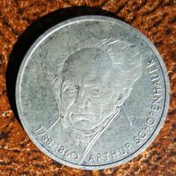10 DM Silber Münze Schopenhauer 1988 D München