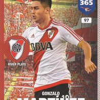 Panini Trading Card Fifa 365 Gonzalo Martinez 2016 River Plate Nr.97 Team Mate
