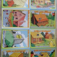 Postkarten der Gebäude in Entenhausen 12 Stk. nicht im Handel erhältlich selten