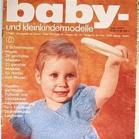 baby- und kleinkindermodelle 1981/1 Zeitschrift DDR