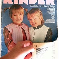 Kindermode "3 bis 6" 1982-2 Zeitschrift DDR