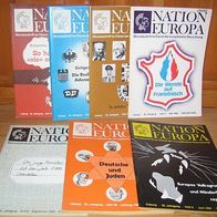 Nation und Europa - Deutsche Monatshefte - 1986, 7 Hefte
