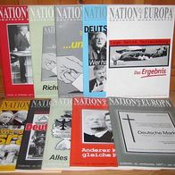 Nation und Europa - Deutsche Monatshefte - 2002, 10 Hefte