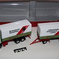 Herpa MAN F90 Wechsel-Planen-Hzg Spedition Wandt Braunschweig