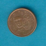 Frankreich 2 Cent 2007