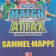Album/ Sammelmappe MATCH ATTAX 2009-2010 - komplett mit allen Cards