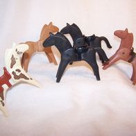 5 Playmobil - Pferde, Geobra 1974