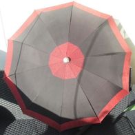 Original DDR Mini Schirm Regenschirm Ostalgie Retro schwarz rot Vintage Knirps
