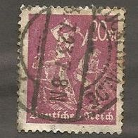 Briefmarke Deutsches Reich 1923 - 20 Mark - Michel Nr. 241