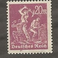 Briefmarke Deutsches Reich 1923 - 20 Mark - Michel Nr. 241 - ungestempelt