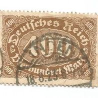 Briefmarke Deutsches Reich 1923 - 400 Mark - Michel Nr. 250