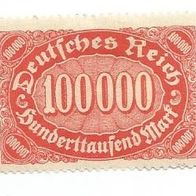 Briefmarke Deutsches Reich 1923 - 10000 Mark - Michel Nr. 257 - ungestempelt