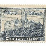 Briefmarke Deutsches Reich 1923 - 5000 Mark - Michel Nr. 261 - ungestempelt