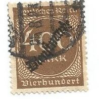 Briefmarke Deutsches Reich 1923 - 400 Mark - Michel Nr. 271