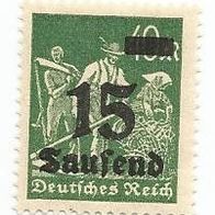 Briefmarke Deutsches Reich 1923 - 8000 Mark - Michel Nr. 279 - ungestempelt