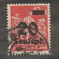 Briefmarke Deutsches Reich 1923 - 20000 Mark - Michel Nr. 280