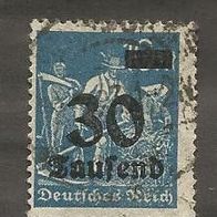 Briefmarke Deutsches Reich 1923 - 30000 Mark - Michel Nr. 284