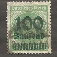 Briefmarke Deutsches Reich 1923 - 100000 Mark - Michel Nr. 290