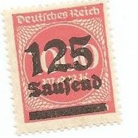 Briefmarke Deutsches Reich 1923 - 125000 Mark - Michel Nr. 291 - ungestempelt