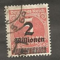Briefmarke Deutsches Reich 1923 - 2 Milionen Mark - Michel Nr. 312 A