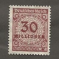 Briefmarke Deutsches Reich 1923 - 20 Millionen Mark - Michel Nr. 320 A - ungestempelt