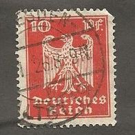 Briefmarke Deutsches Reich 1924 - 10 Pfennig - Michel Nr. 357 X