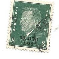 Briefmarke Deutsches Reich 1930 - 8 Pfennig - Michel Nr. 444