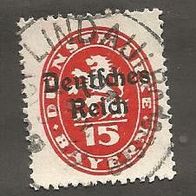 Briefmarke Deutsches Reich DM 1920 - 15 Pfennig - Michel Nr. 36