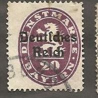 Briefmarke Deutsches Reich DM 1920 - 20 Pfennig - Michel Nr. 37
