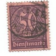 Briefmarke Deutsches Reich DM 1922 - 50 Mark - Michel Nr. 73
