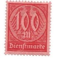 Briefmarke Deutsches Reich DM 1922 - 100 Mark - Michel Nr. 74 - ungestempelt
