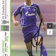 Schalke 04 Panini Trading Card Champions League 2007 Mladen Krstajic Nr.29 Autogramm