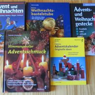 NEU Advent Weihnachten Adventskalender Gestecke Bastelbücher Augustus Bassermann Deko