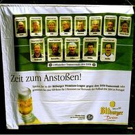 Banner Bitburger - EM 2004 - Zeit zum Anstoßen - Fahne