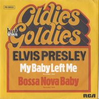 7" ELVIS Presley - My Baby Left Me / Bossa Nova Baby (Ungespielt - MINT]