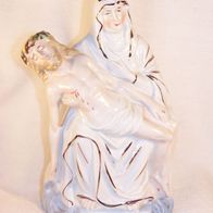 Alte Pieta / Maria mit Jesus nach der Kreuzigung - Porzellan Figur um 1870