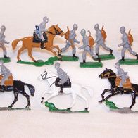 11 Zinnfiguren I Weltkrieg - Kavalerie und Infanterie